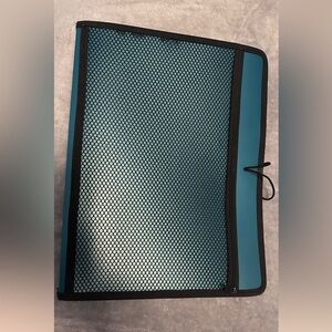 Teal Mesh Document Folder